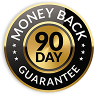 90-day money-back guarantee seal for The Brain Song